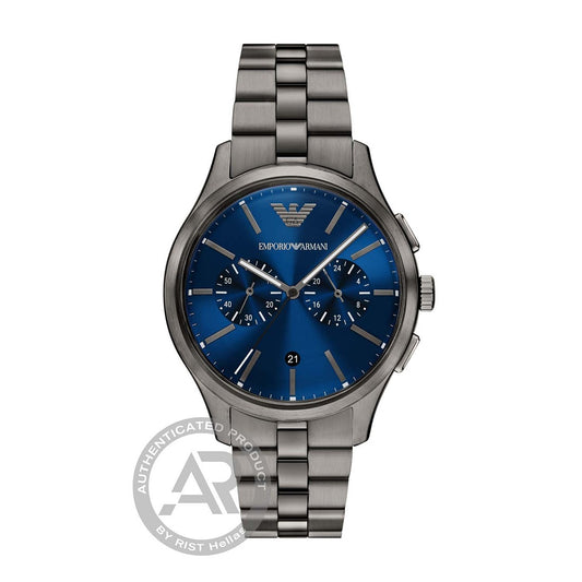 Emporio Armani Ανδρικό Ρολόι Chronograph με Μπλε Καντράν AR11729