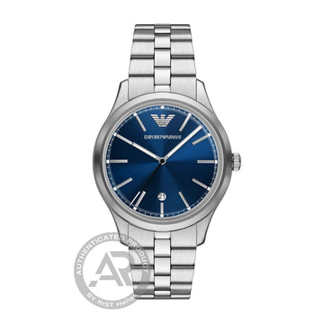 Emporio Armani Ανδρικό Ρολόι με Μπλε Καντράν AR11733