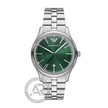 Emporio Armani Ανδρικό Ρολόι με Πράσινο Καντράν AR11734