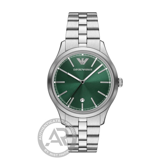 Emporio Armani Ανδρικό Ρολόι με Πράσινο Καντράν AR11734