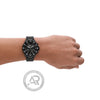 Emporio Armani Diver Chronograph  Black Stainless Steel Bracelet
