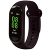 Tikkers Activity Trackers Black Rubber Strap