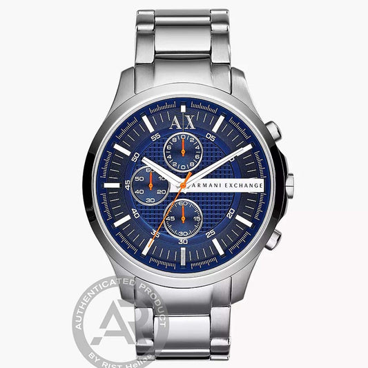 Armani Exchange Hampton Chronograph Silver Stainless Steel Bracelet