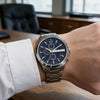 Armani Exchange Hampton Chronograph Silver Stainless Steel Bracelet