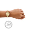 Armani Exchange Kariana Waves Gold Stainless Steel Bracelet