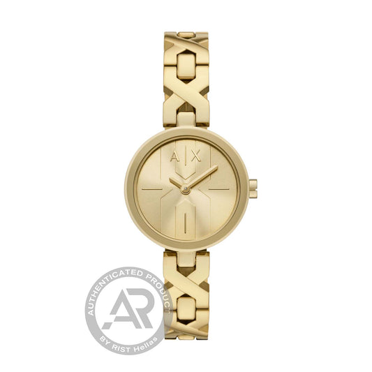 Armani Exchange Kariana Waves Gold Stainless Steel Bracelet