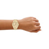 Armani Exchange Ladies` Chronograph με Χρυσό Μπρασελέ