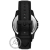 Ρολοί Armani Exchange Banks AX7147SET με δερμάτινο λουρί και μαύρο καντράν