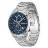 Hugo Boss Grand Prix Chronograph Silver Stainless Steel Bracelet