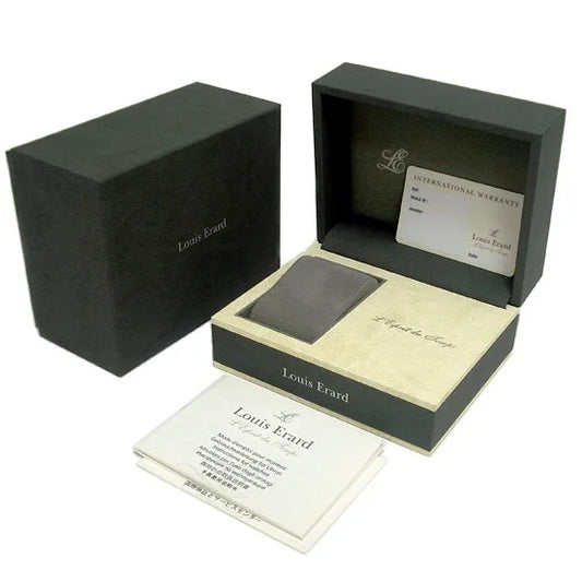 Louis Erard La Carree Automatic Black Leather Strap