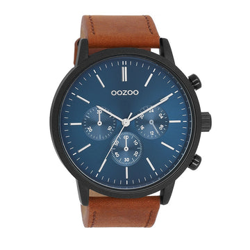 Oozoo Timepieces Brown Leather Strap