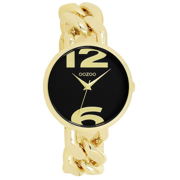 OOZOO Timepieces Gold Metallic Chain Bracelet
