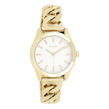 Γυναικείο ρολόι OOZOO Timepieces C11419 με χρυσό μπρασελέ
