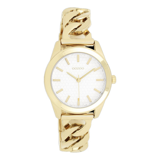 Γυναικείο ρολόι OOZOO Timepieces C11419 με χρυσό μπρασελέ