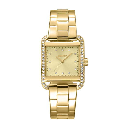 DKNY City Glitz Gold Stainless Steel Bracelet