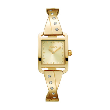 DKNY City Bangle Gold Stainless Steel Bracelet