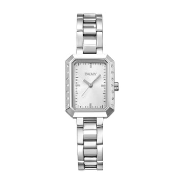 DKNY Uptown Glitz Silver Stainless Steel Bracelet