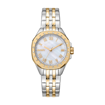 DKNY Brooklyn Maxi Two Tone Stainless Steel Bracelet
