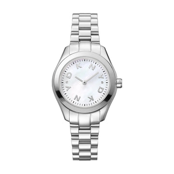 DKNY Astoria Logo Silver Stainless Steel Bracelet