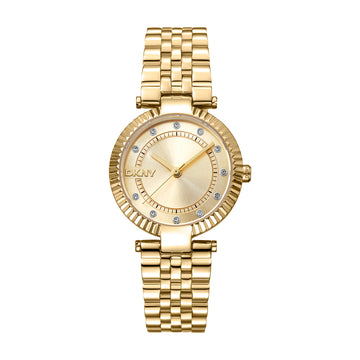 DKNY Essential Glitz Gold Stainless Steel Bracelet