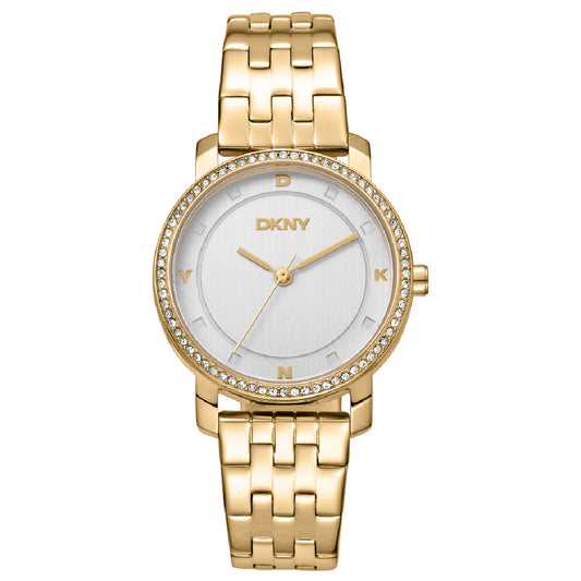Ρολόι-Γυναικείο DKNY Χρυσό με Κρύσταλλα DK1L065M0045