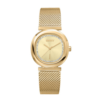 DKNY Evening Gold Stainless Steel Bracelet