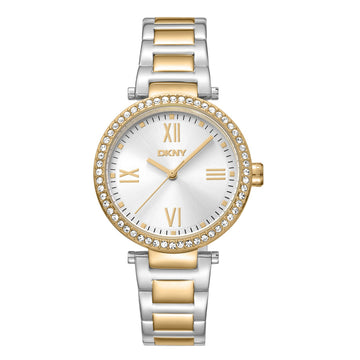 DKNY Evening Two Tone Stainless Steel Bracelet