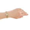 DKNY Γυναικείο Ρολόι Quartz με Χρυσό Μπρασελέ & Ορθογώνιο Καντράν DK1L142M0235