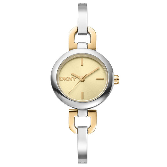 Ρολόι Γυναικείο DKNY Δίχρωμο Ασημί-Χρυσό DK1L161M0065