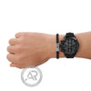 Σετ DIESEL Griffed Black Silicone and Bracelet Ανδρικό DZ4650SET