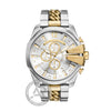 Diesel Mega Chief Chronograph Two Tone Stainless Steel Bracelet