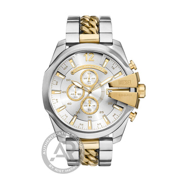 Diesel Mega Chief Chronograph Two Tone Stainless Steel Bracelet