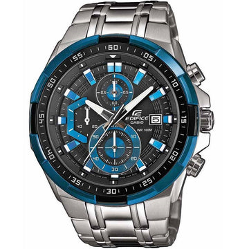 Ρολόι ανδρικό Casio Edifice EFR-539D-1A2VUEF με μπρασελέ και μαύρο καντράν