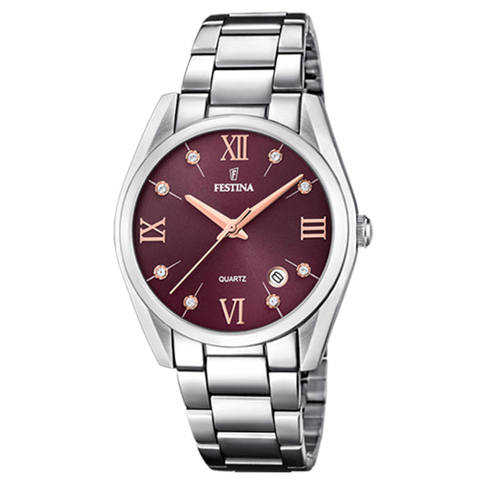 Festina Lady Silver Stainless Steel Bracelet