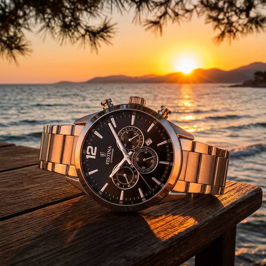 FESTINA Silver Stainless Steel Chronograph
