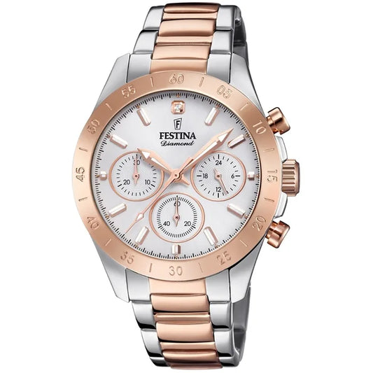 festina diamond f20398-1 chronograph