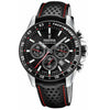 Ρολόι ανδρικό Festina Chronograph F20561-4 με λουρί και μαύρο καντράν