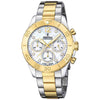 Festina Crystals Two Tone Stainless Steel Chronograph