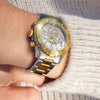 Festina Crystals Two Tone Stainless Steel Chronograph