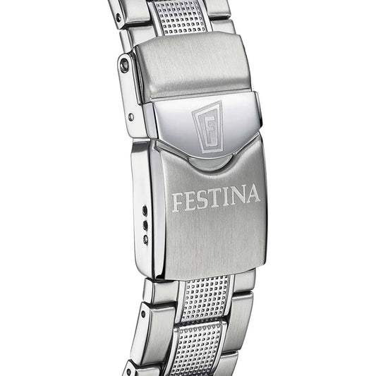 Ανδρικό Ρολόι Καταδυτικό Festina με Πράσινο Καντράν & Ατσάλινο Μπρασελέ