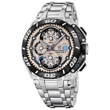 Festina Chrono Bike Silver Stainless Steel Bracelet