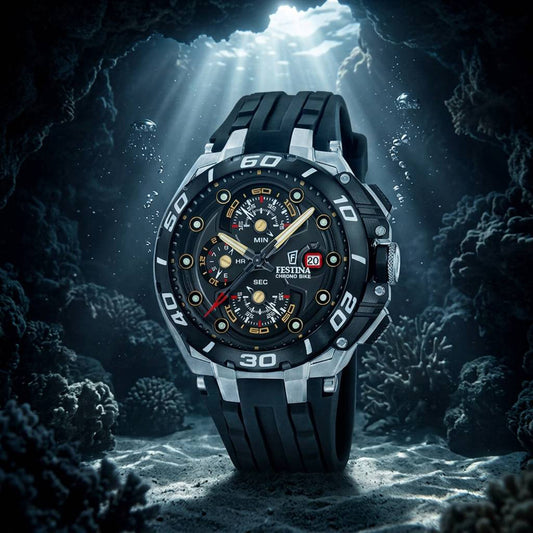 Festina Chrono Bike Silver Stainless Steel Bracelet