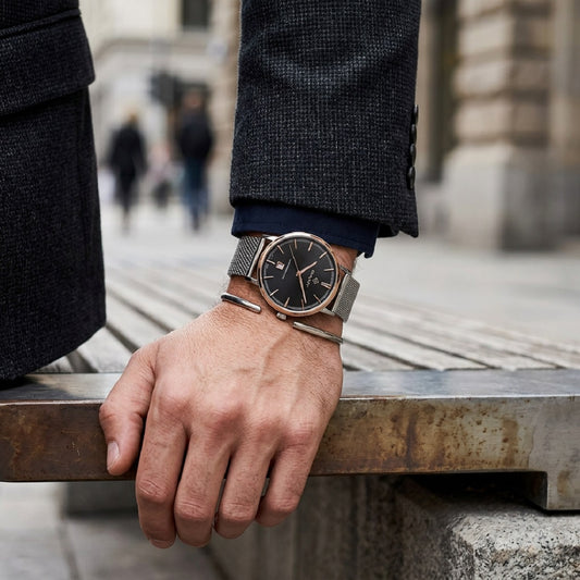 Gant Naples Silver Stainless Steel Bracelet