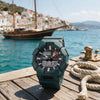 Ρολόι Ανδρικό Casio G-Shock Αναλογικό Ψηφιακό Πετρόλ GA-010-2AER
