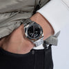 Ρολοί ανδρικό Guess CONNOISSEUR GW0265G1 με μπρασελέ και μαύρο καντράν