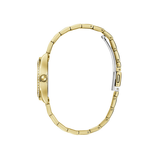 GUESS Γυναικείο Ρολόι Χρυσό με Κρύσταλλα GW0841L7