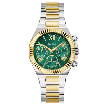 Guess Equality Multifuction Two Tone Stainless Steel Bracelet