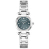 Ρολόι Γυναικείο Guess Lady Glitz Ασημί με Πετρόλ Πράσινο Καντράν και Κρύσταλλα GW0869L5