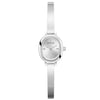 Ρολόι Γυναικείο Guess Mini Oval Ασημί με Ασημί Καντράν και Bangle Μπρασελέ GW0924L1