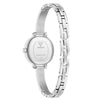Ρολόι Γυναικείο Guess Mini Oval Ασημί με Ασημί Καντράν και Bangle Μπρασελέ GW0924L1